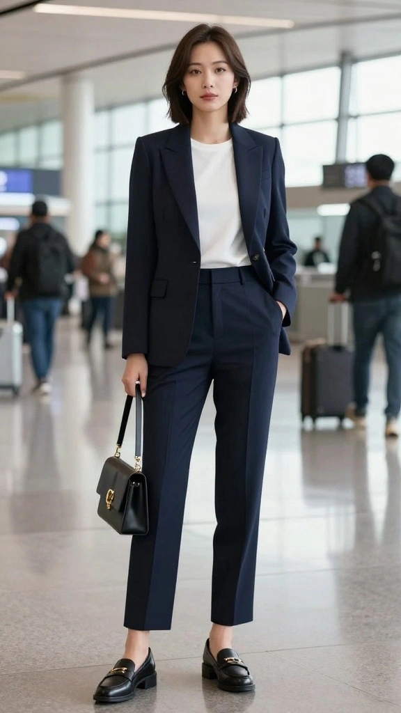 20 Stylish Travel Outfits That Will Make You the Envy of Every Passenger! - 16. Beautifully Tailored Pieces 1