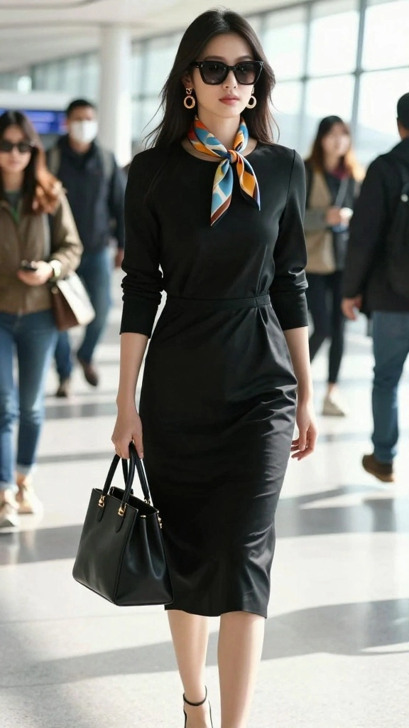 20 Stylish Travel Outfits That Will Make You the Envy of Every Passenger! - 9. Statement Accessories 1