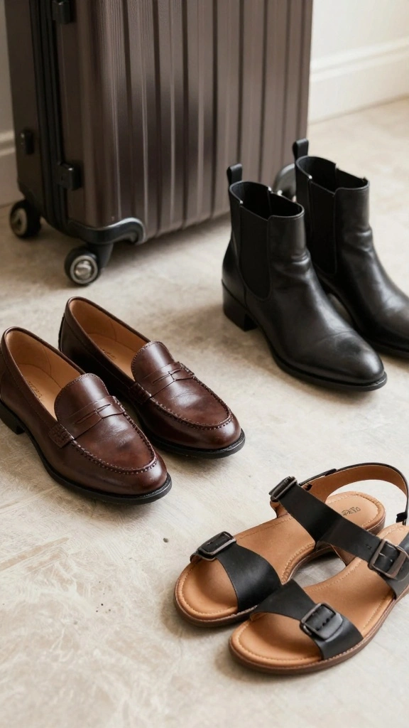 20 Travel Outfit Planning Secrets You Didn't Know You Needed! - 4. Invest in Versatile Footwear 1