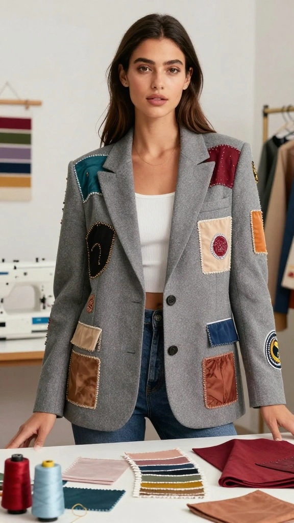 20 Upcycled Fashion Looks That Prove Style Can Be Sustainable (Watch Out for #3!) - 10. Reworked Blazers 1