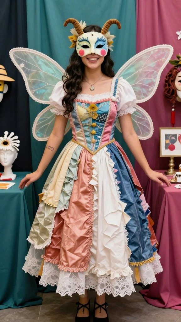 20 Upcycled Fashion Looks That Prove Style Can Be Sustainable (Watch Out for #3!) - 16. Upcycled Costumes 1