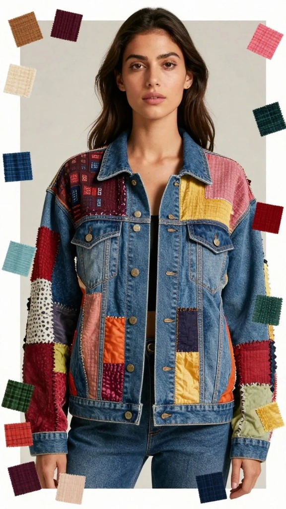 20 Upcycled Fashion Looks That Prove Style Can Be Sustainable (Watch Out for #3!) - 3. Patchwork Denim Trends 1