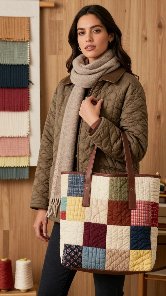 20 Upcycled Fashion Looks That Prove Style Can Be Sustainable (Watch Out for #3!) - 7. Quilted Textiles 1