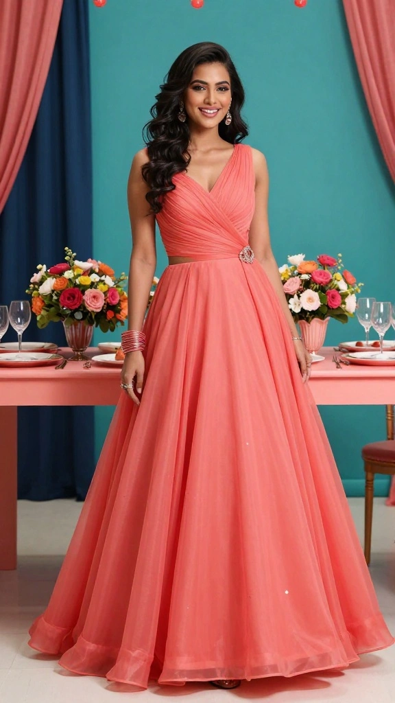 2026 Indian Wedding Themes You Must See (Prepare to Be Inspired!) - 21. 2026 Color Trend: Coral 1
