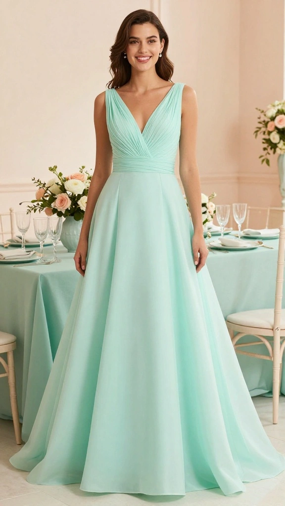 2026 Indian Wedding Themes You Must See (Prepare to Be Inspired!) - 27. 2026 Color Trend: Mint Green 1