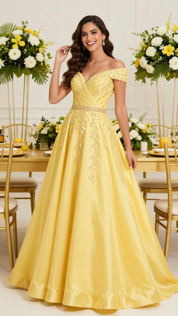 2026 Indian Wedding Themes You Must See (Prepare to Be Inspired!) - 34. 2026 Color Trend: Golden Yellow 1