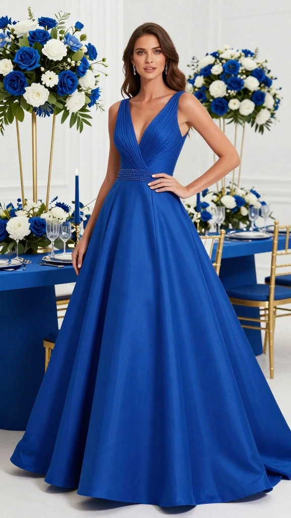 2026 Indian Wedding Themes You Must See (Prepare to Be Inspired!) - 35. 2026 Color Trend: Cobalt Blue 1