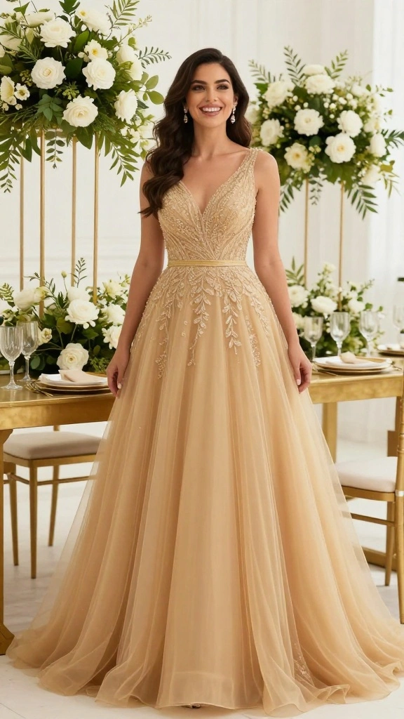 2026 Indian Wedding Themes You Must See (Prepare to Be Inspired!) - 45. 2026 Color Trend: Honey Gold 1