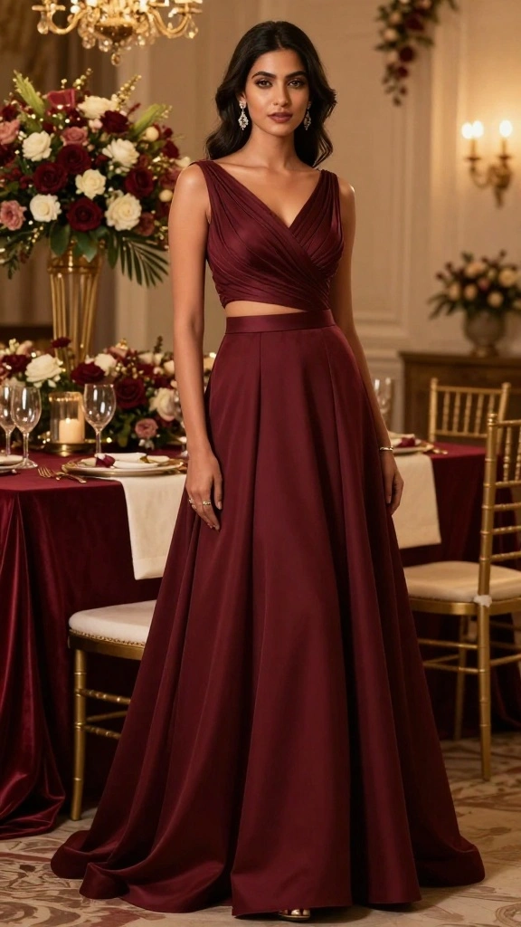 2026 Indian Wedding Themes You Must See (Prepare to Be Inspired!) - 50. 2026 Color Trend: Rich Burgundy 1