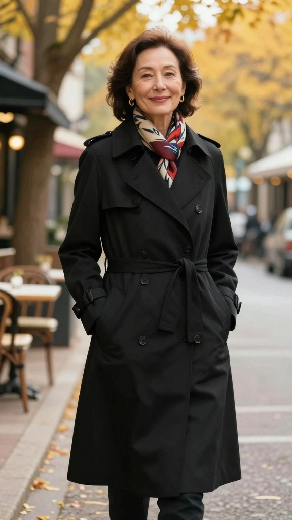 21 Fashion Tips for Older Women That Never Go Out of Style! - 9. Select Stylish Outerwear 1