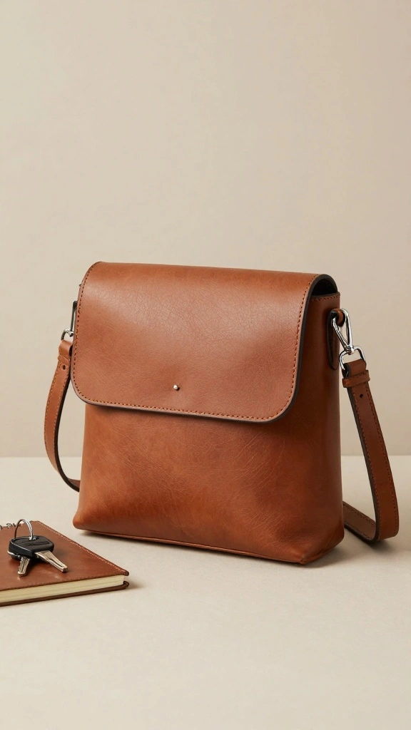 21 Minimalist Lightweight Fashion Accessories You Can Wear Every Day - 4. Versatile Leather Crossbody Bag 1