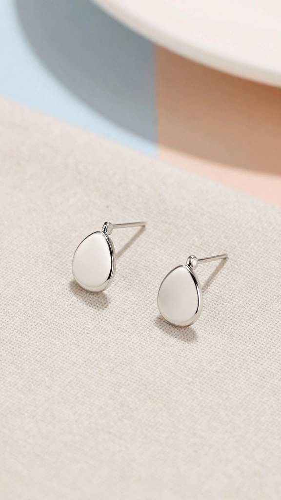 21 Minimalist Lightweight Fashion Accessories You Can Wear Every Day - 5. Simple Stud Earrings 1
