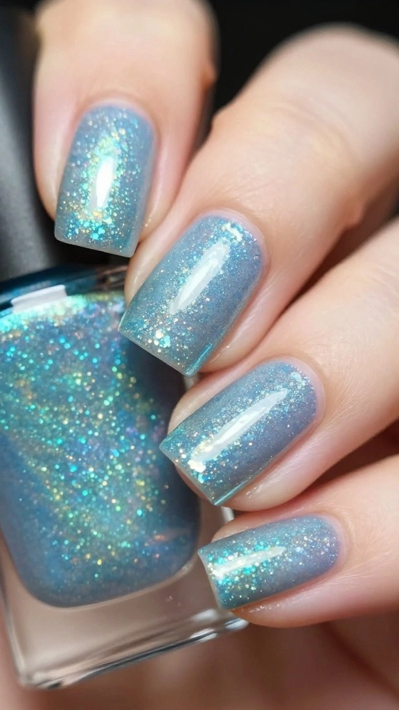 21 Stunning Elegant Nail Styles You’ll Want to Show Off Immediately! - 21. Reflective Glimmer 1