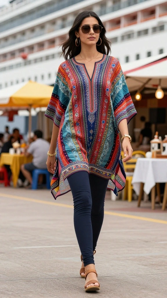 22 Stylish Travel Attire Hacks That Will Transform Your Travel Looks Instantly! - 13. Layer with Stylish Tunics 1