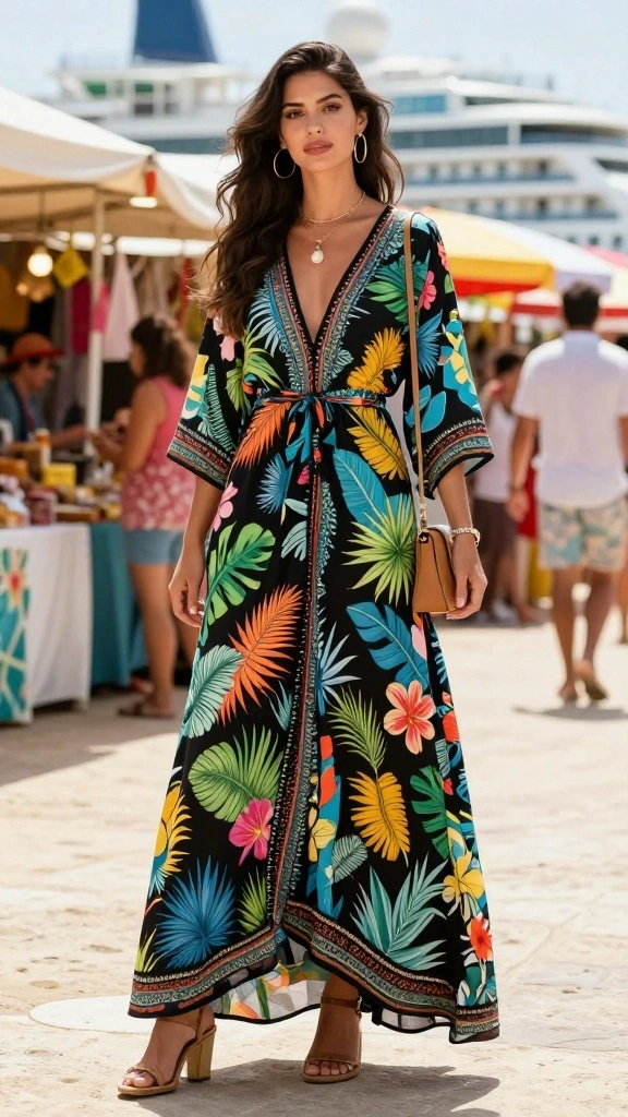 22 Stylish Travel Attire Hacks That Will Transform Your Travel Looks Instantly! - 18. Embrace Bold Prints 1