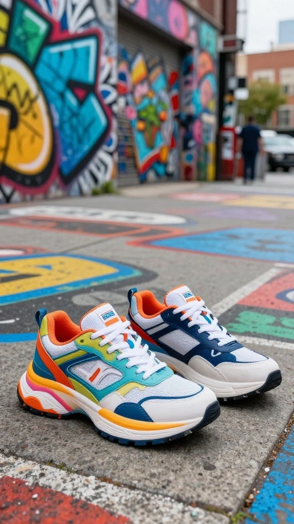 22 Trendy Travel Shoes That Are Taking the Fashion World by Storm! - 10. Statement Chunky Sneakers 1