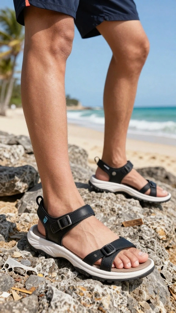22 Trendy Travel Shoes That Are Taking the Fashion World by Storm! - 17. Sporty Sandal Styles 1