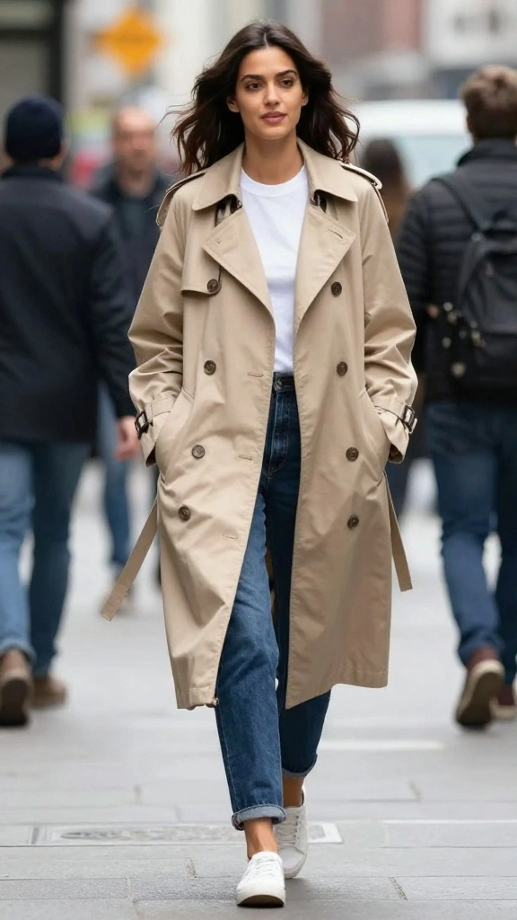24 Urban Errands Wear Looks That Will Turn Heads on the Street! - 24. The Essential Trench Coat 1