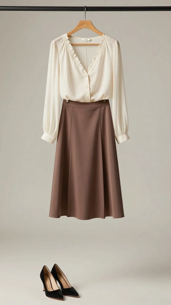 25 Must-Have Wardrobe Essentials for Women Over 40 That You'll Rely On! - 16. Midi Skirt 1