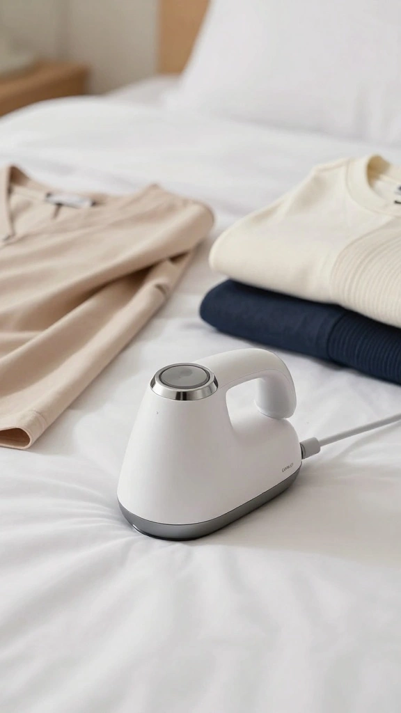 25 Practical Travel Accessories That Don't Compromise on Style! - 14. Travel-Sized Steamer 1