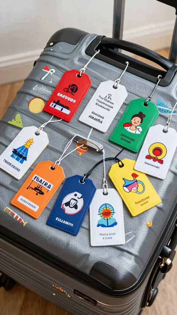 25 Practical Travel Accessories That Don't Compromise on Style! - 15. Personalized Luggage Tags 1