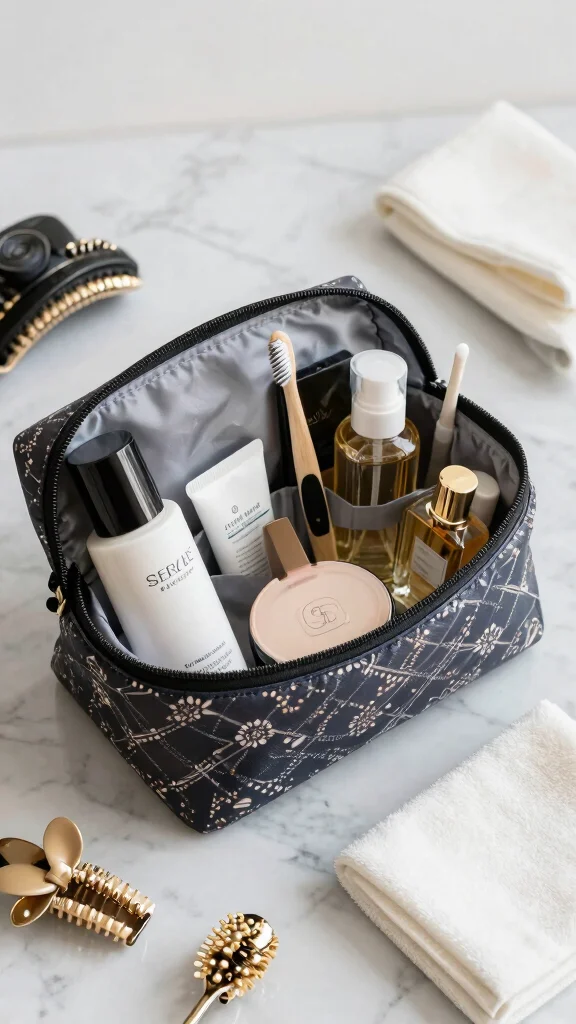 25 Practical Travel Accessories That Don't Compromise on Style! - 3. Compact Toiletry Bags 1