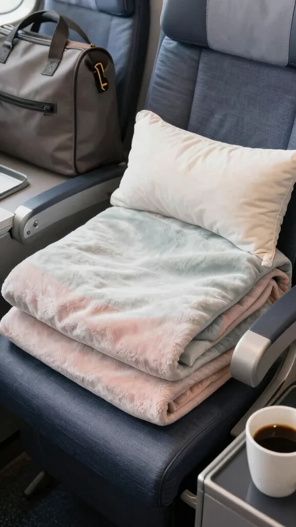 25 Practical Travel Accessories That Don't Compromise on Style! - 9. Travel-Sized Blanket 1