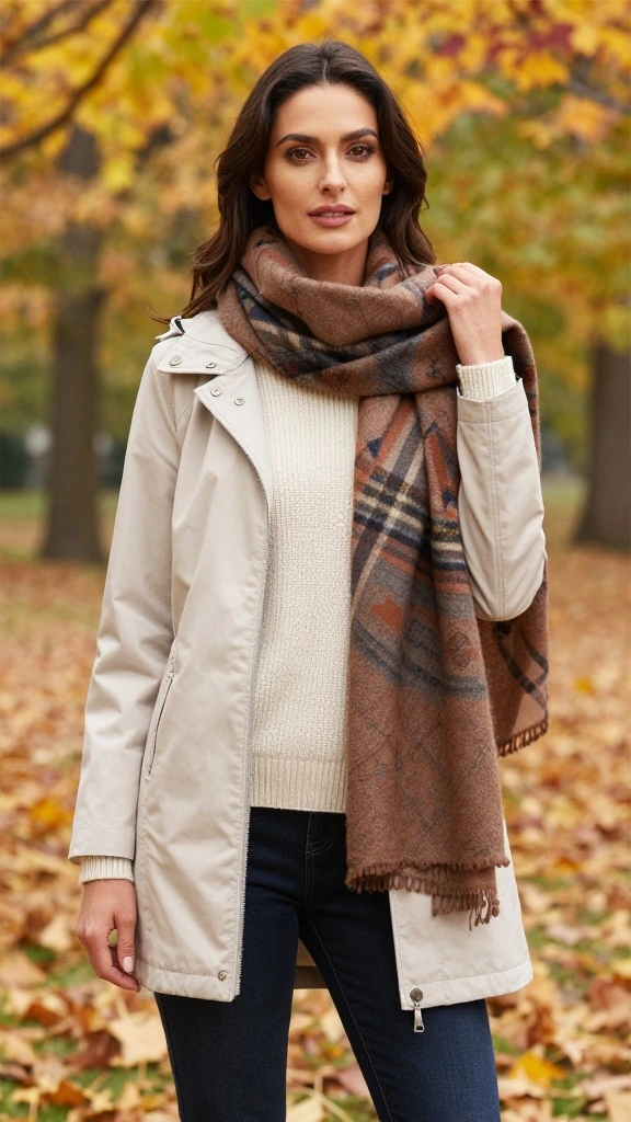 25 Sophisticated Layering Techniques for 40+ Women That Scream Elegance! - 19. Layering for Seasonal Transition 1