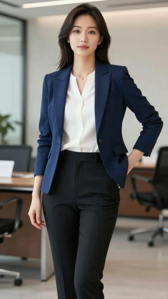 25 Sophisticated Layering Techniques for 40+ Women That Scream Elegance! - 2. Chic Blazers 1