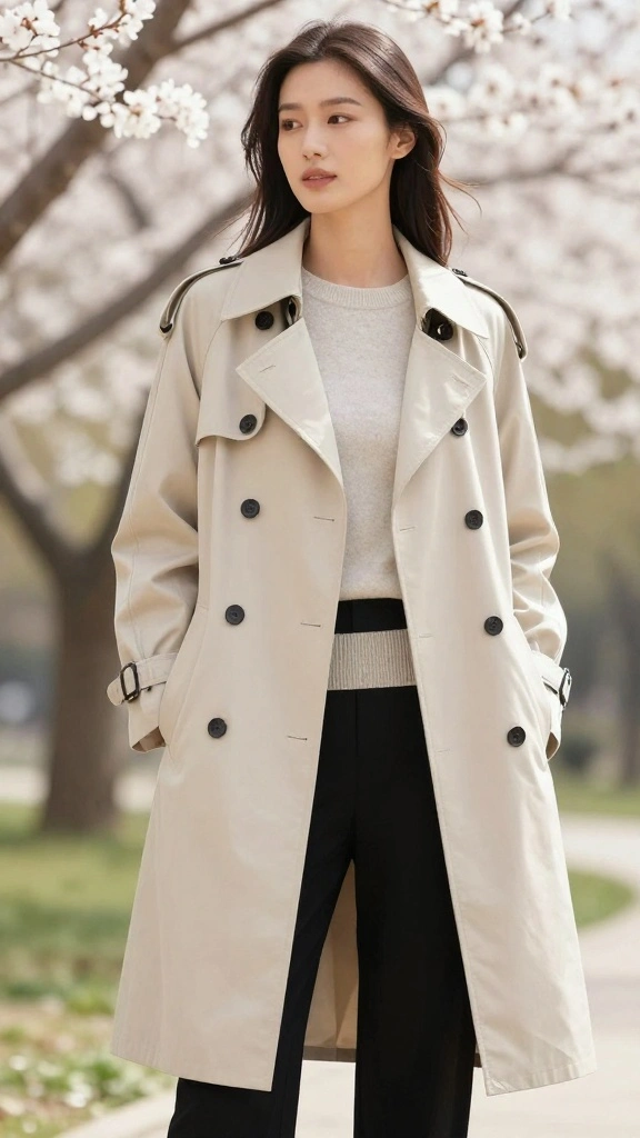 25 Sophisticated Layering Techniques for 40+ Women That Scream Elegance! - 25. Seasonal Layering with Light Jackets 1