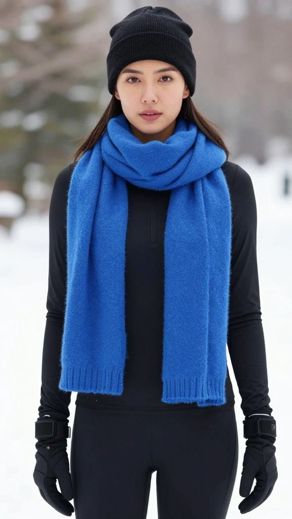 25 Stylish Scarves That Will Instantly Upgrade Your Winter Outfit Game! - 18. The Sporty Scarf 1
