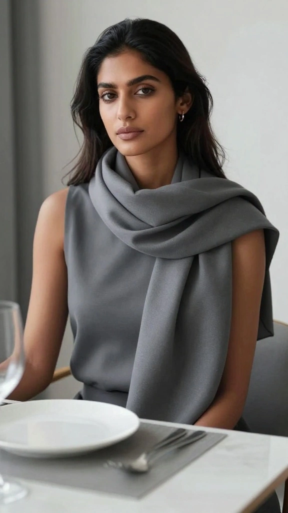25 Stylish Scarves That Will Instantly Upgrade Your Winter Outfit Game! - 19. The Minimalist Scarf 1