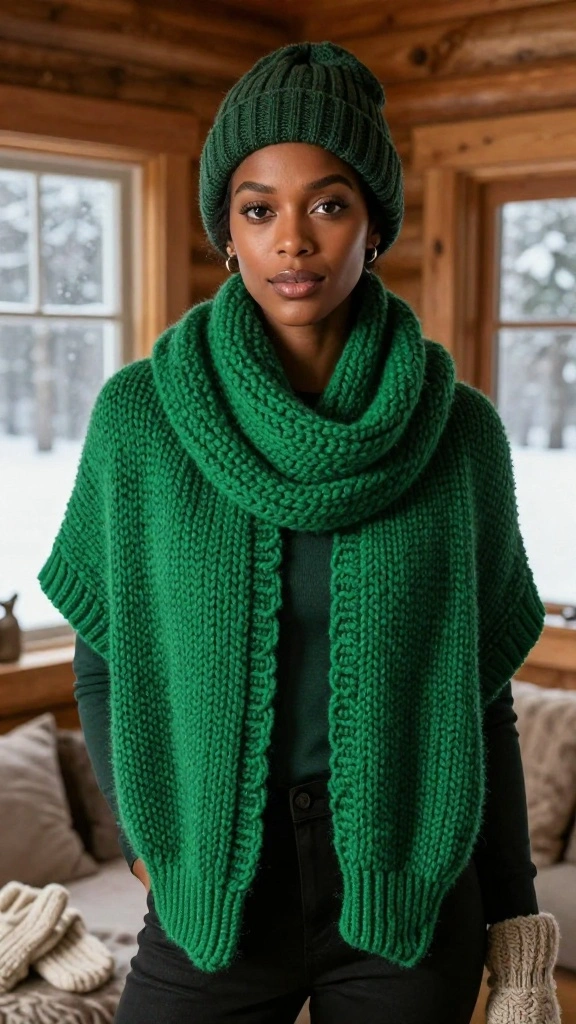 25 Stylish Scarves That Will Instantly Upgrade Your Winter Outfit Game! - 2. The Chunky Knit Infinity Scarf 1