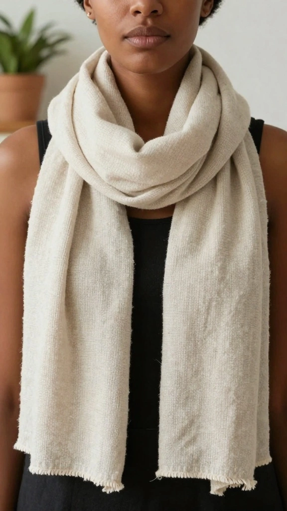 25 Stylish Scarves That Will Instantly Upgrade Your Winter Outfit Game! - 20. The Eco-Friendly Scarf 1