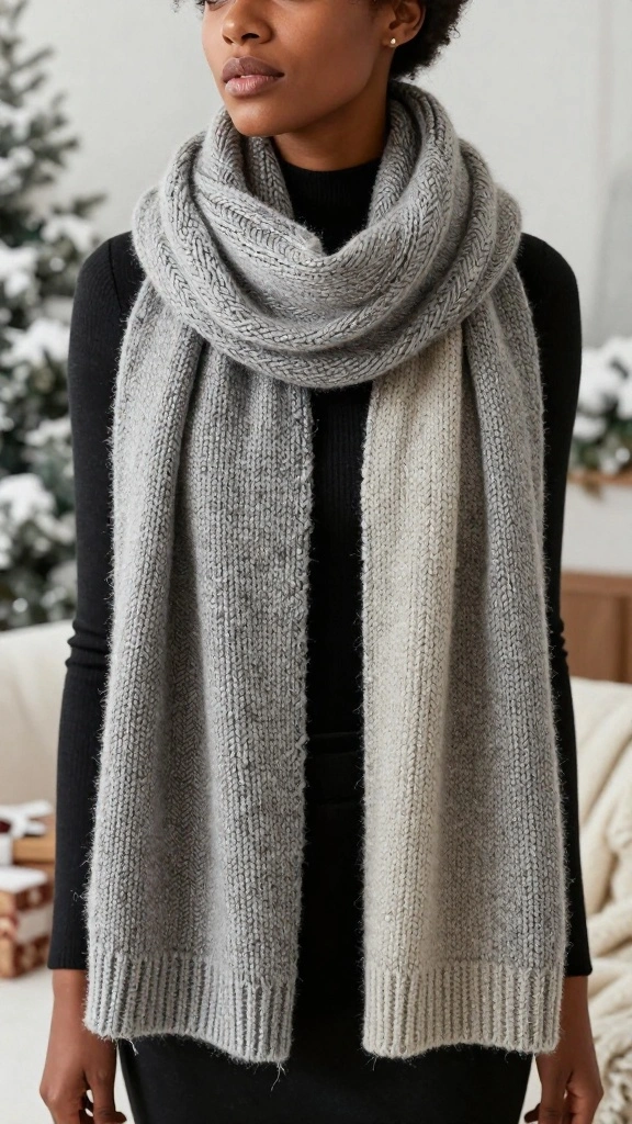 25 Stylish Scarves That Will Instantly Upgrade Your Winter Outfit Game! - 21. The Textured Scarf 1