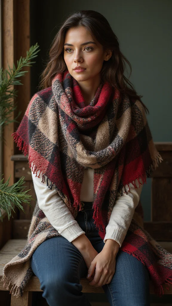 25 Stylish Scarves That Will Instantly Upgrade Your Winter Outfit Game! - 22. The Oversized Blanket Scarf 1