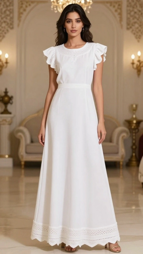 28 Complementing Shapes for All Body Types That Transform Your Everyday Look! - 21. Scalloped Dresses: Detailing that Dazzles 1