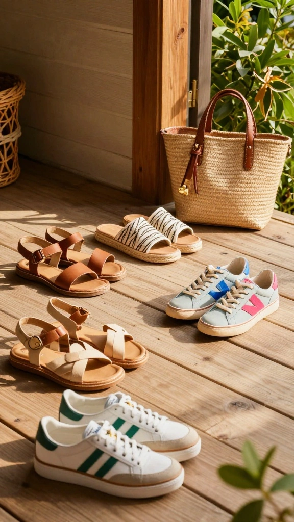 7 Casual Summer Fashion Tips for Moms That Will Elevate Your Wardrobe! - 5. Prioritize Comfortable Footwear 1