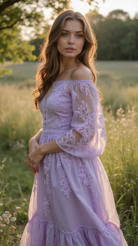  Affordable Purple Dresses for Bridesmaids That Are Total Show-Stoppers - 1. Lavender Lace Delight 1
