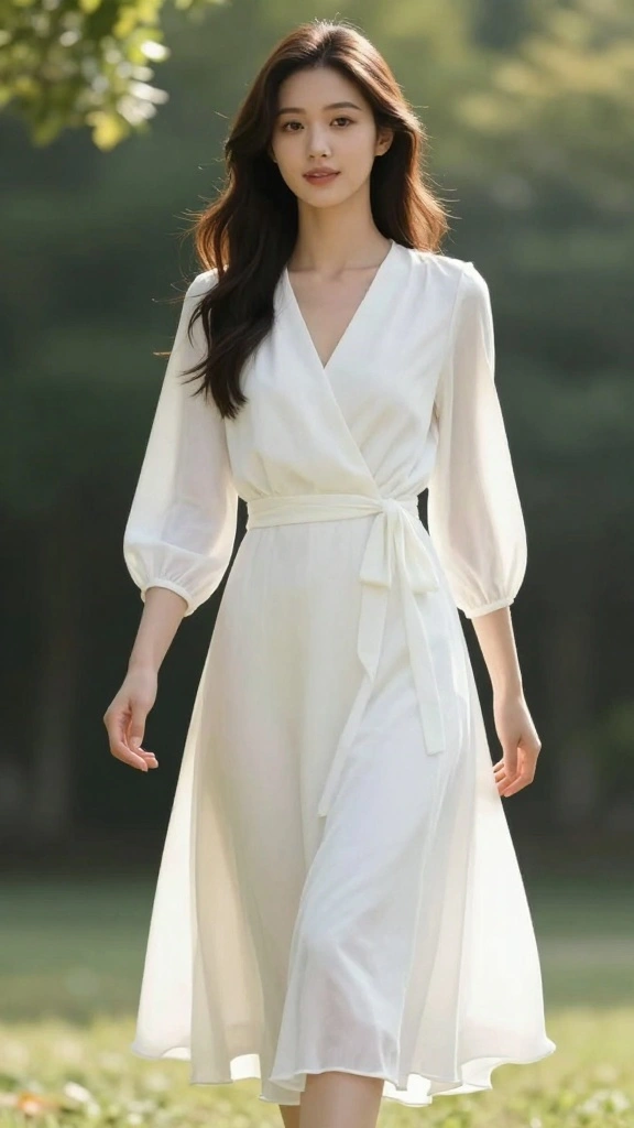 Can You Wear White as a Guest? 15 Stunning Looks to Try! - 13. White Wrap Dress 1