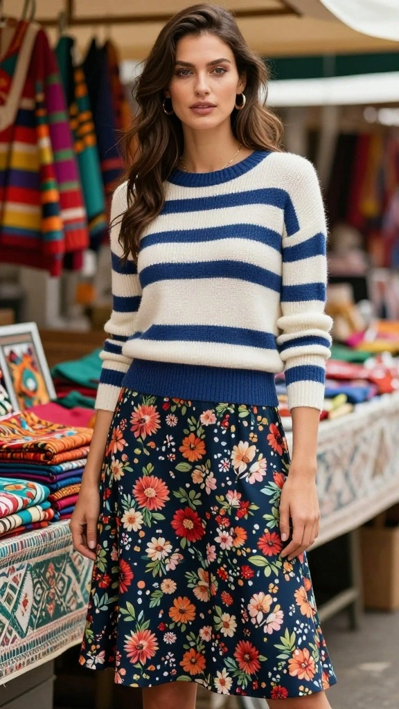 Discover the Top 16 Scandinavian Layering Trends You Need to Try Now! - 13. Playful Patterns 1