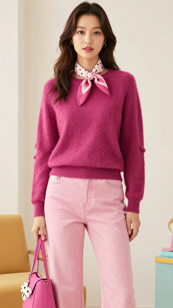 Embrace the Seasons: 17 Color Palette Inspirations for Every Fashionista! - 15. Berry Bliss: Deep Berries and Soft Pinks 1