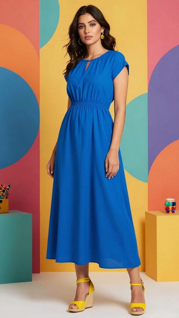 Embrace the Seasons: 17 Color Palette Inspirations for Every Fashionista! - 8. Bright & Bold: Electric Blues and Vibrant Yellows 1