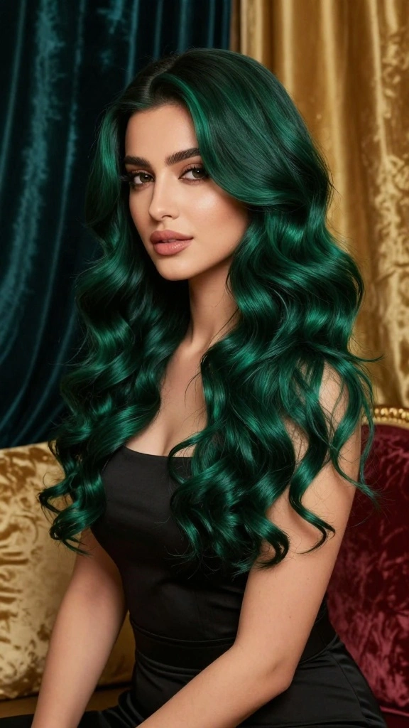 Explore 2026's Most 16 Unique Hair Color Inspirations (Wait Until You See #3!) - 4. Deep Jewel Tones 1