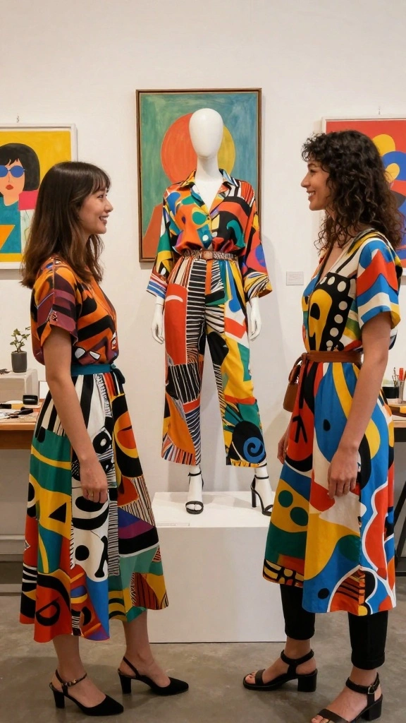 Fashion Forecast: 18 Trendy 2026 Styles That Will Make You the Talk of the Town! - 15. Artistic Prints 1