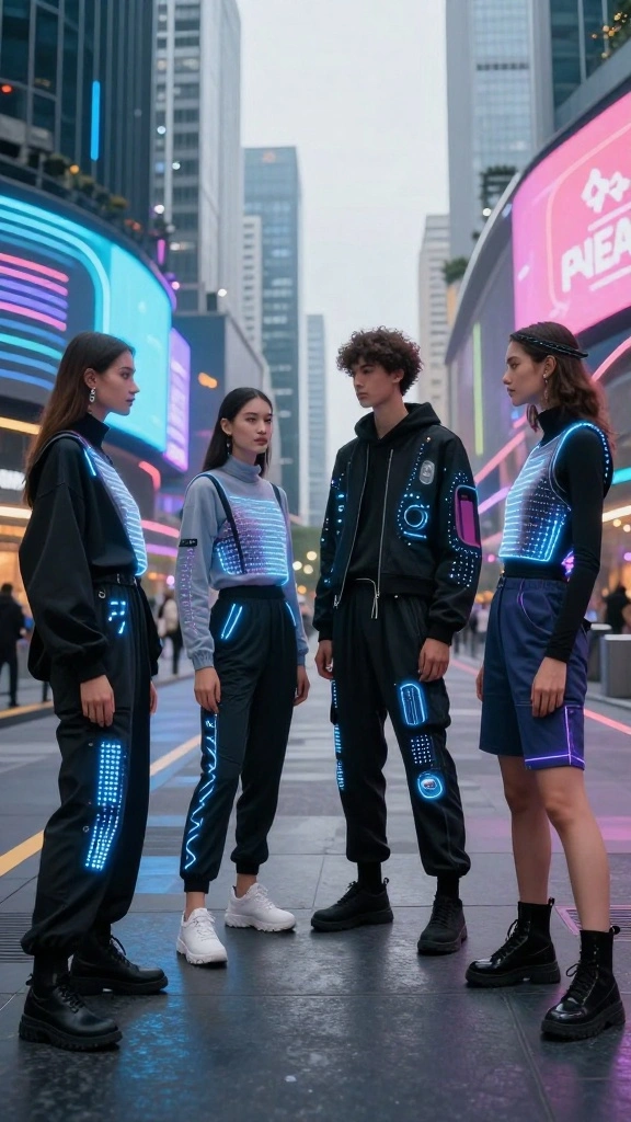 Fashion Forecast: 18 Trendy 2026 Styles That Will Make You the Talk of the Town! - 5. Tech-Infused Fashion 1