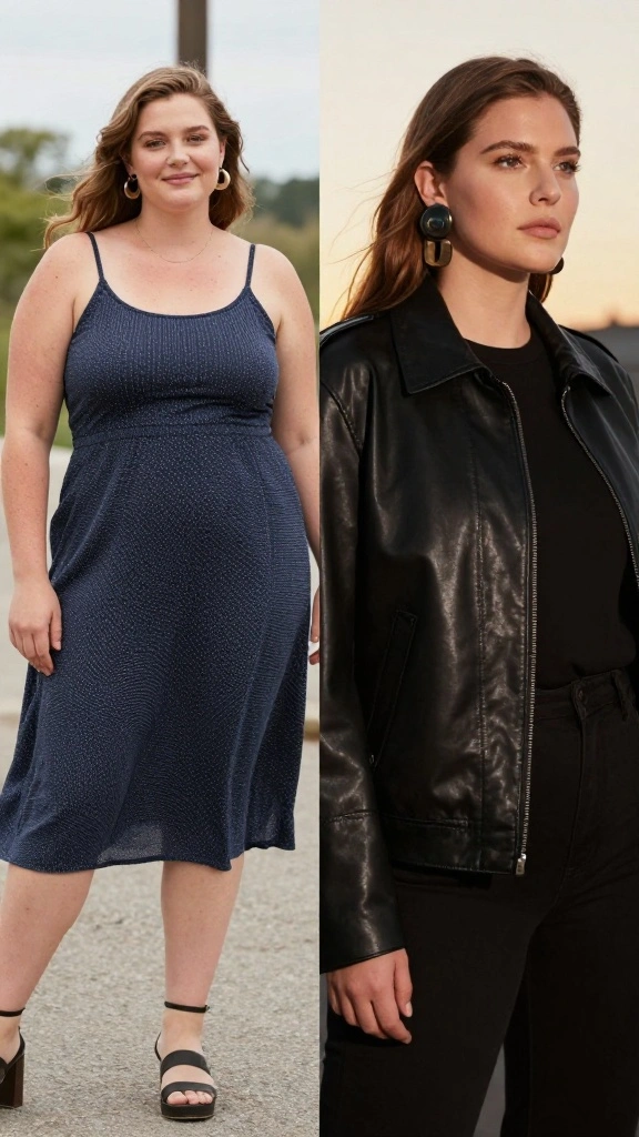 Layer Like a Pro: 17 Techniques for Plus Size Style That'll Change Your Wardrobe! - 15. Use Layering to Transition from Day to Night 1