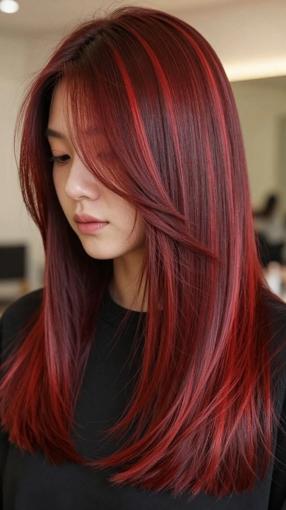 Refresh Your Look: 18 Seasonal Hair Color Updates That Will Wow Everyone! - 2. Rich Mahogany with Auburn Flare 1