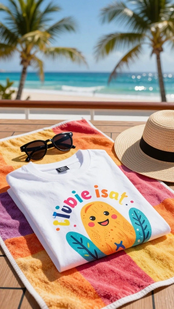 Summer Cruise Outfit Ideas That Will Keep You Cool and Chic! - 10. Fun Graphic Tees 1