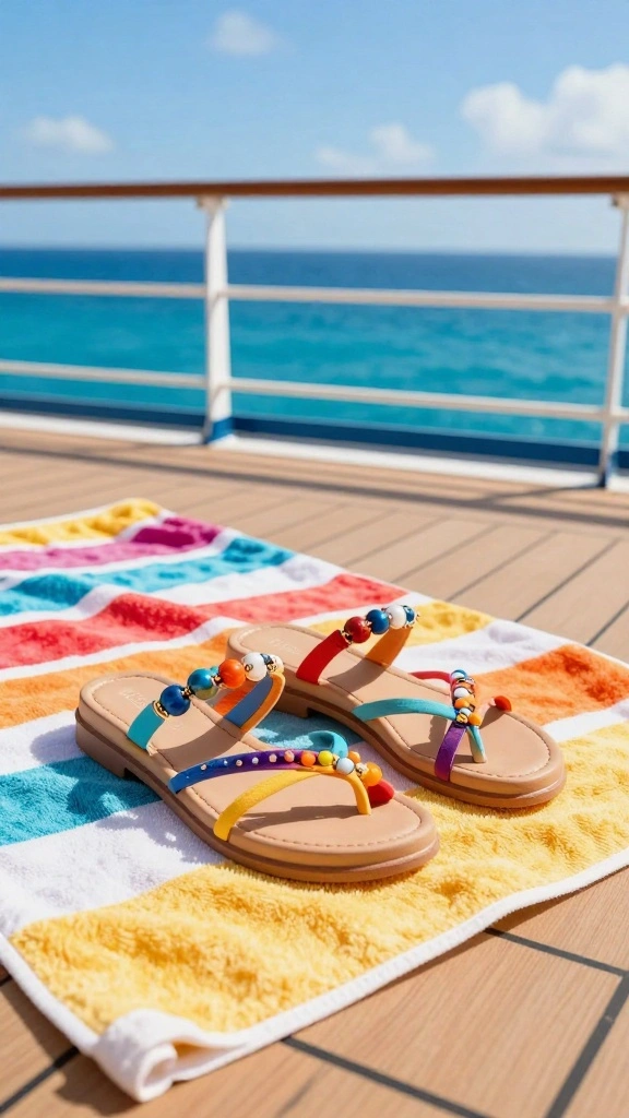 Summer Cruise Outfit Ideas That Will Keep You Cool and Chic! - 7. Strappy Sandals 1